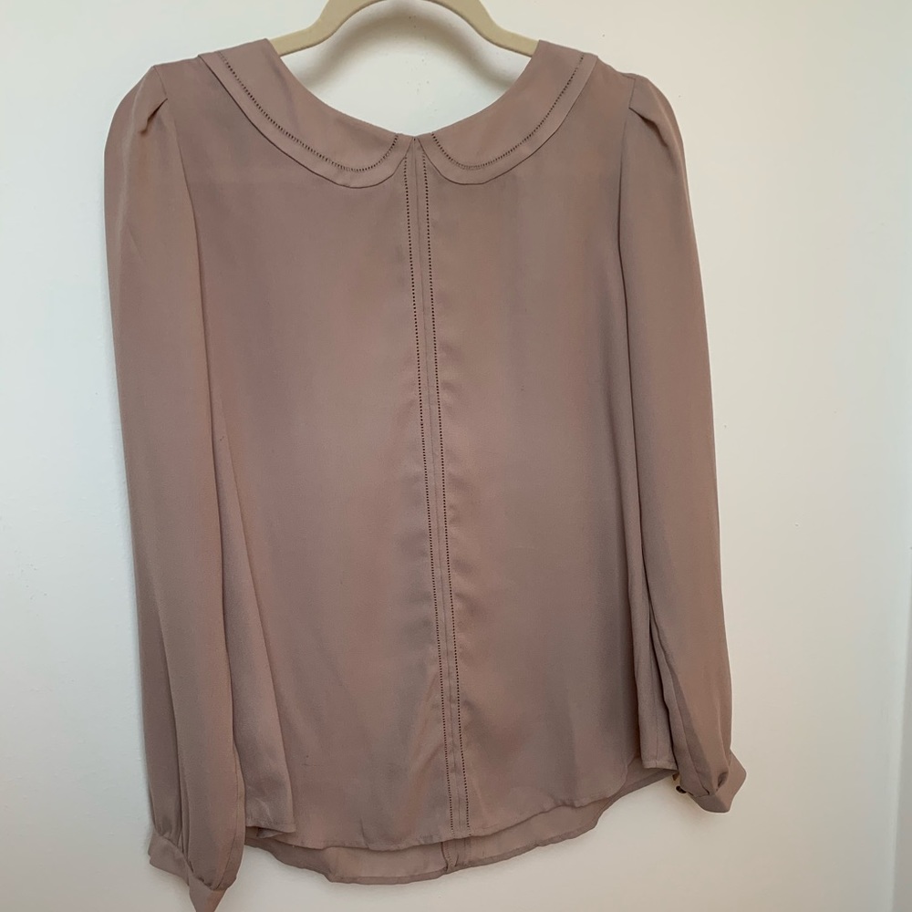 Loft Tan Blouse, Small
